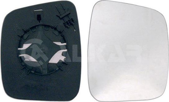 Зеркальное стекло бокового зеркала Alkar правое для Citroen Nemo I 2008-2015. Артикул 6402351