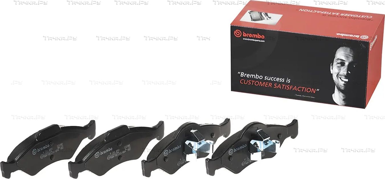 Тормозные колодки Brembo PRIME LINE передние для Ford Fiesta IV 1999-2003. Артикул P 24 054