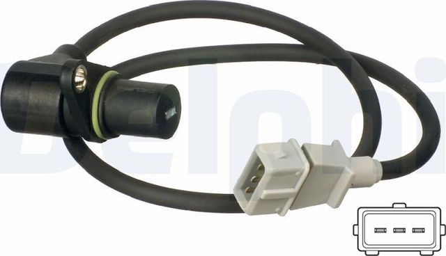 Датчик положения коленвала Delphi для Volkswagen Passat B5 1996-2000. Артикул SS11019