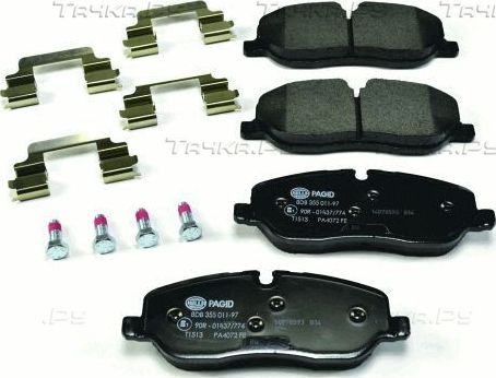 Тормозные колодки Hella. Артикул 8DB 355 011-971