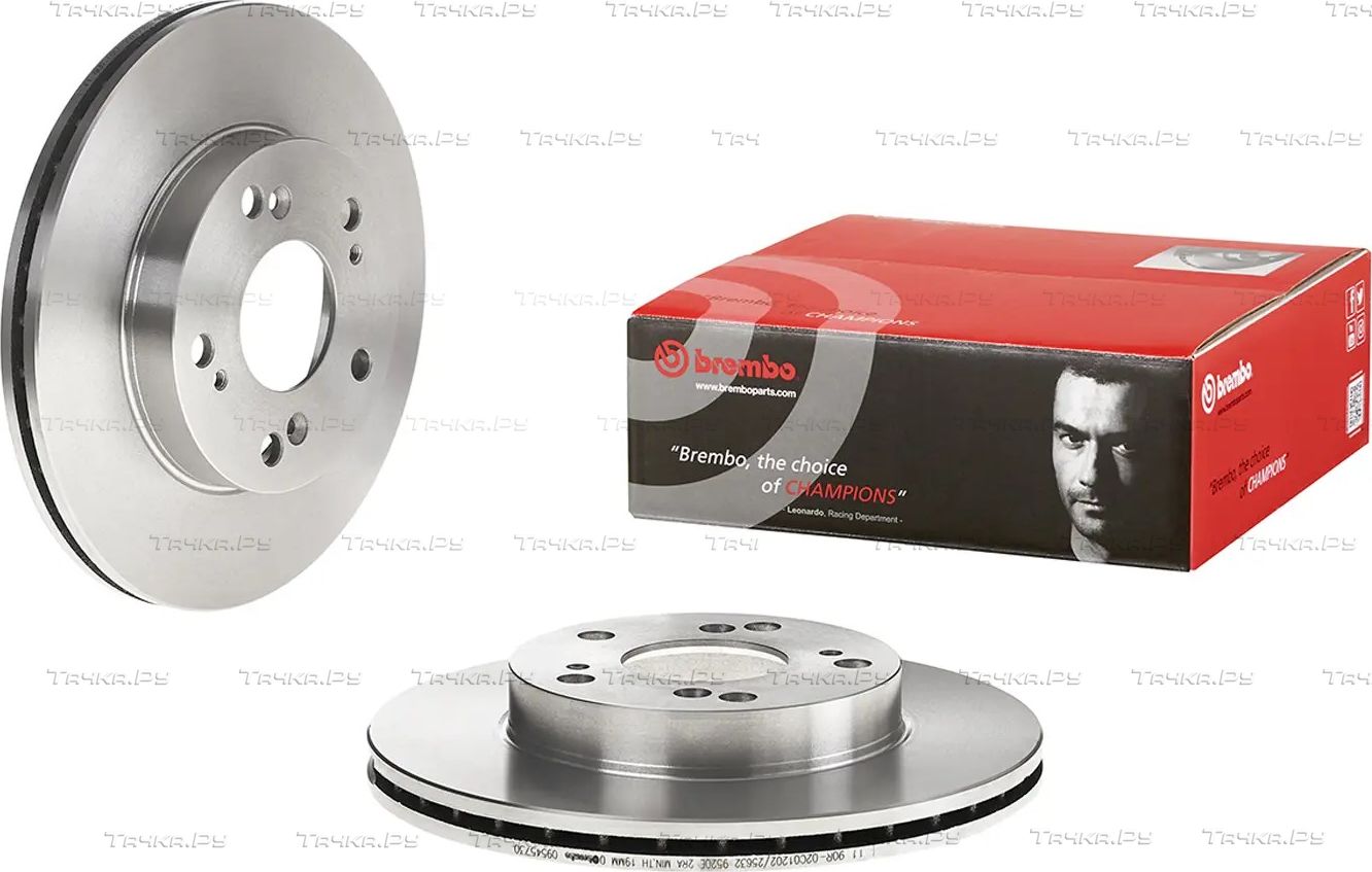 Тормозной диск Brembo передний для Acura RSX I 2001-2006. Артикул 09.5457.30