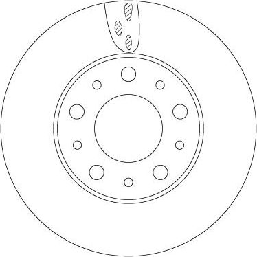 Тормозной диск TRW. Артикул DF6918S