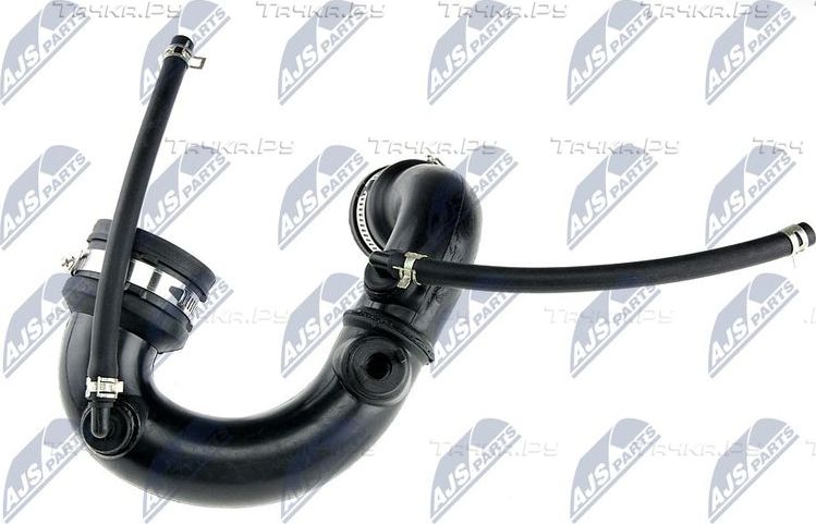 Патрубок интеркулера NTY для Dacia Sandero I 2008-2012. Артикул GPP-RE-001