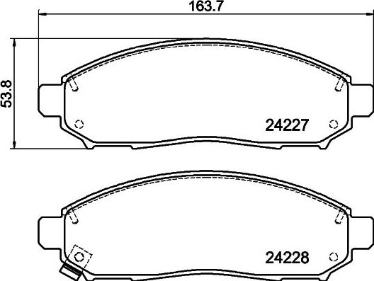 Тормозные колодки Nisshinbo Strong Ceramic. Артикул NP2020SC