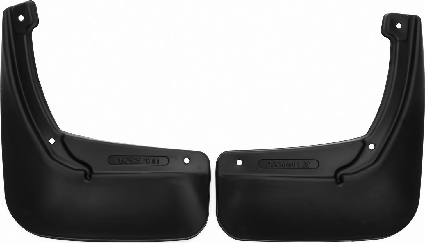 Брызговики REIN Стандарт задняя пара для Москвич 3/3е 2022-2026. Артикул REIN.A67535.E3