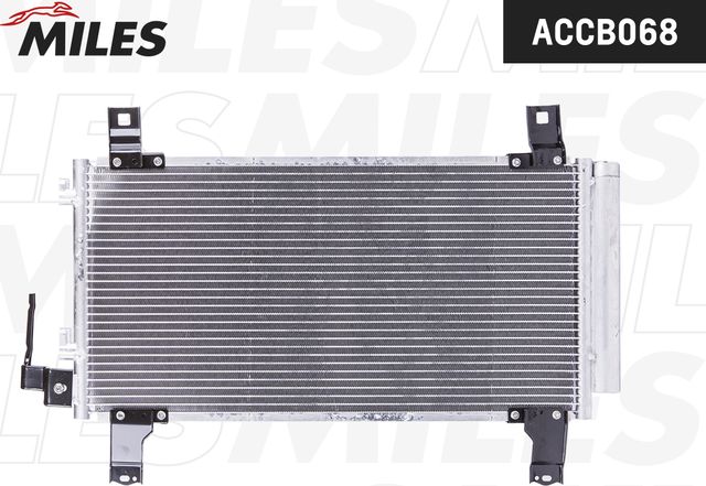 Радиатор кондиционера (конденсатор) Miles (алюминий). Артикул ACCB068