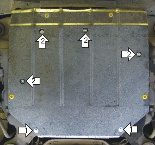 Защита Мотодор для картера, КПП Volvo S80 I 1998-2005. Артикул 02610
