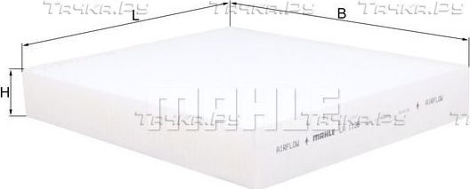 Салонный фильтр Mahle-Knecht для Ford Edge II 2015-2026. Артикул LA 1138