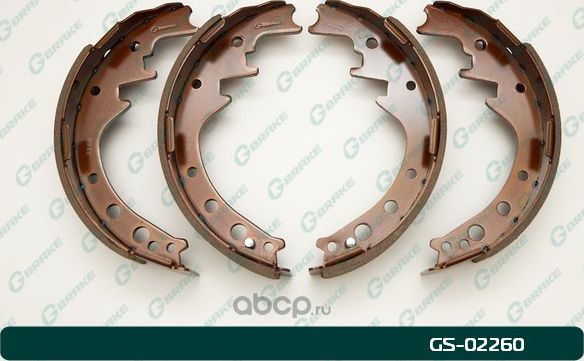 Колодки тормозные барабанные (G-Brake). Артикул GS02260