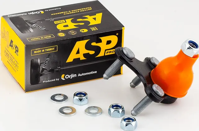 Шаровая опора правая (нижний рычаг) Volkswagen A3 Octavia II Golf V Passat B6 (ASP) ASP. Артикул RJ00037