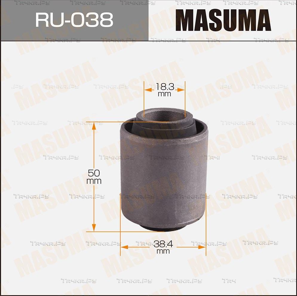Сайлентблок переднего рычага подвески Masuma правый/левый нижний для Nissan Avenir W10 1992-1997. Артикул RU-038