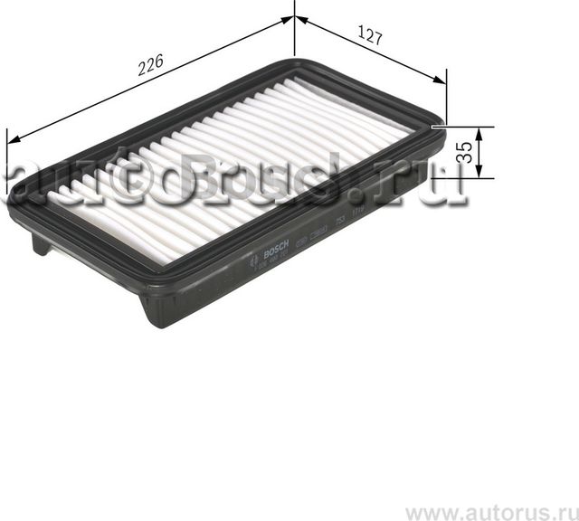 Фильтр воздушный (Bosch). Артикул F026400201