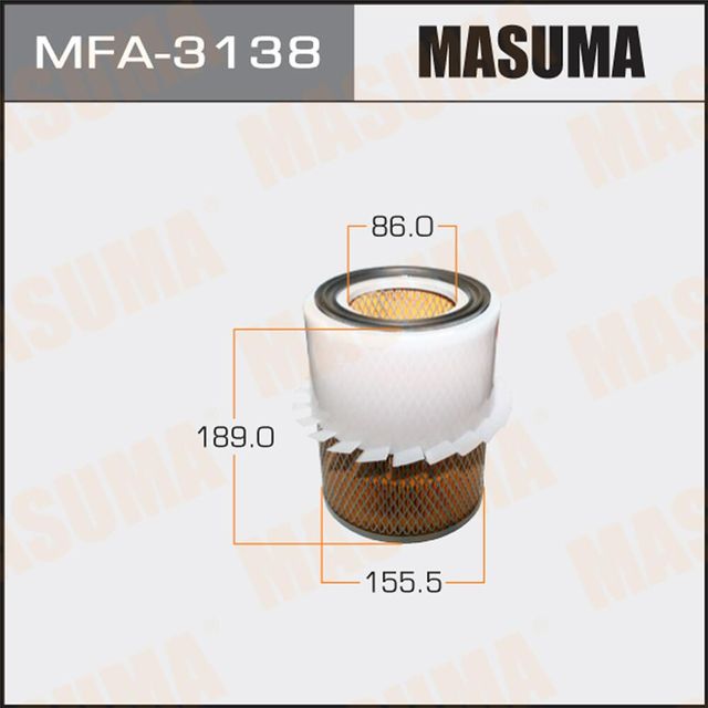 Воздушный фильтр Masuma. Артикул MFA-3138