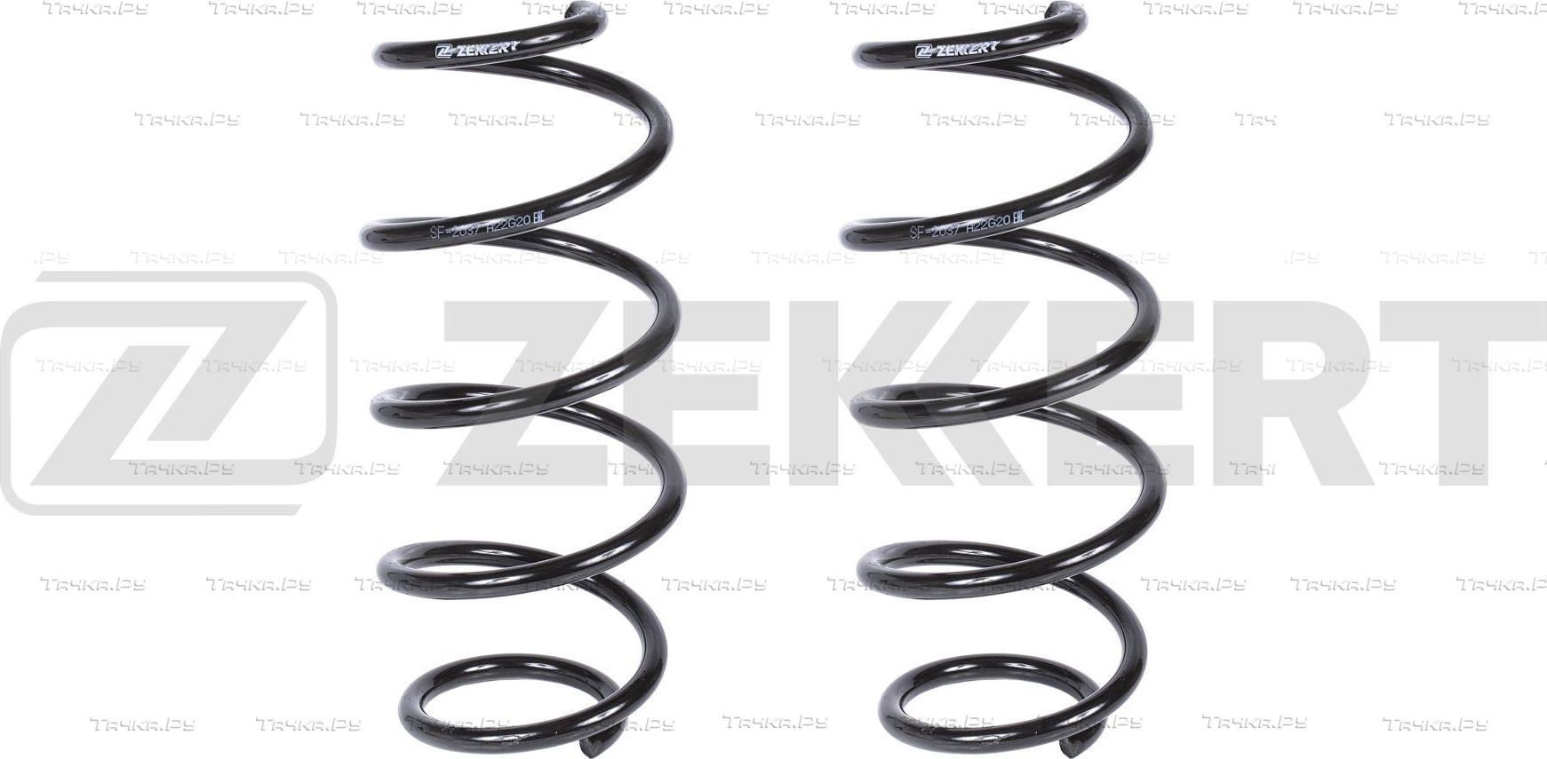 Пружина подвески Zekkert передняя для Volkswagen Golf V 2003-2008. Артикул SF-2037