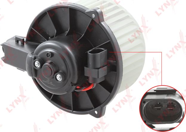 Вентилятор, мотор печки (отопителя) салона LYNXauto для Audi A6 II (C5) 1997-2005. Артикул RF-1295
