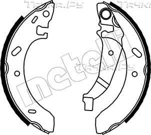 Тормозные колодки Metelli задние для Dodge Stratus I 1995-2001. Артикул 53-0030