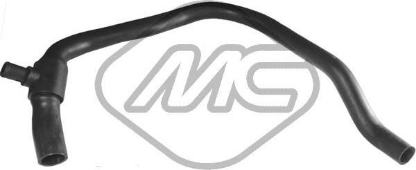 Патрубок радиатора (системы охлаждения) Metalcaucho нижний для Ford KA I 1996-2008. Артикул 08345