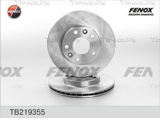 Тормозной диск Fenox передний для Nissan Terrano III (D10) 2014-2026. Артикул TB219355
