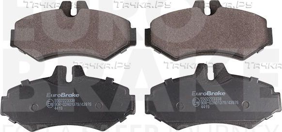 Тормозные колодки Eurobrake. Артикул 5502223338