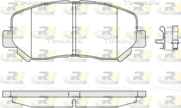 Тормозные колодки RoadHouse передние для Mazda CX-5 II 2017-2026. Артикул 21513.02