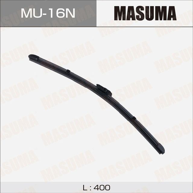 Дворник 16 бескаркасный, (400мм) (Masuma). Артикул MU16N