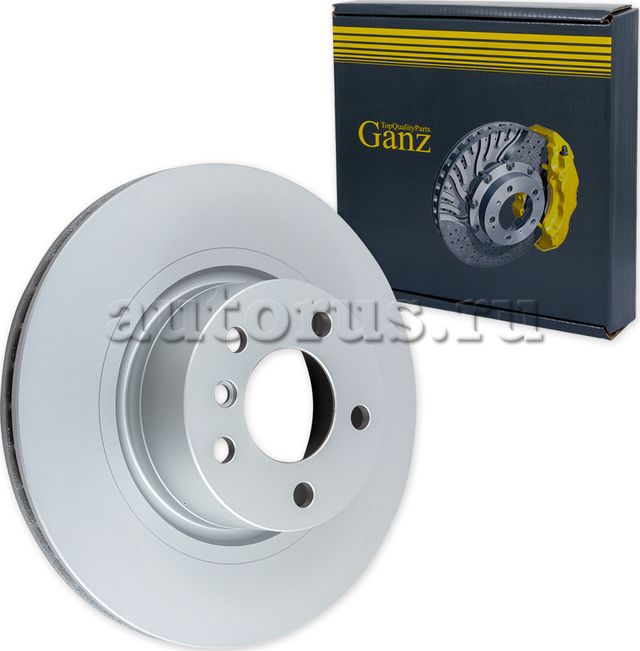Диск тормозной задний с покрытием (Ganz). Артикул GIJ10140