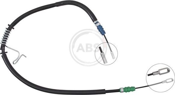 Трос ручника (тросик ручного тормоза) ABS. Артикул K10092