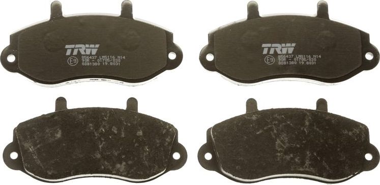 Тормозные колодки TRW COTEC. Артикул GDB1380