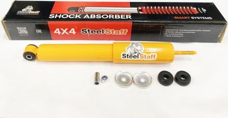 Амортизатор передний SteelStaff усиленный штатный для Chevrolet Niva I 2002-2021, лифт 50 мм. Артикул SSF-1232
