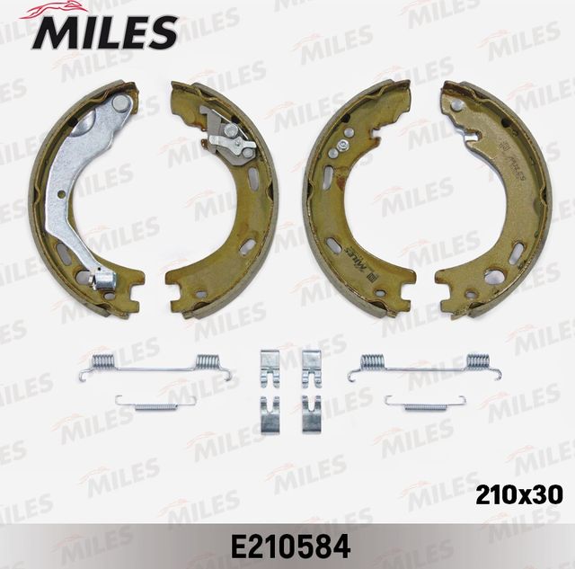 Тормозные колодки (стояночная тормозная система) Miles. Артикул E210584
