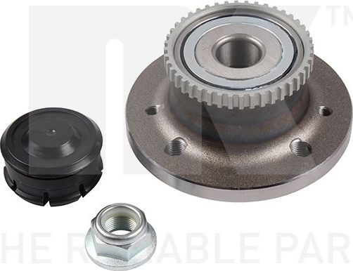 Ступичный подшипник (комплект) NK задний для Renault Laguna I 1995-2001. Артикул 763928