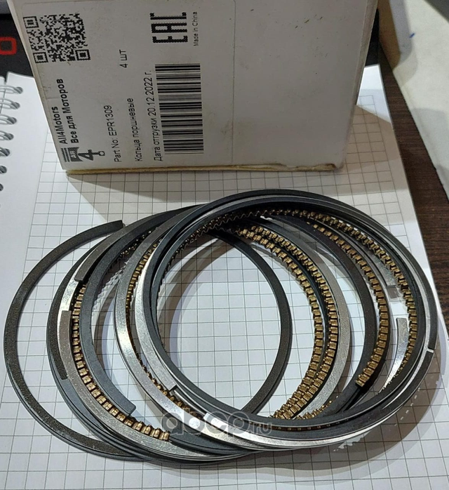 Кольца на поршень (All4motors). Артикул EPR1309