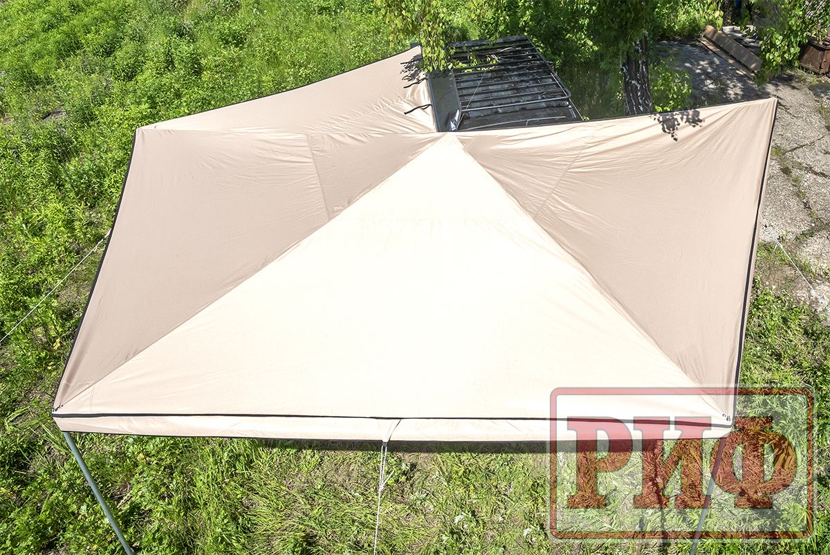 Маркиза автомобильная РИФ веерная 2.5х3,0 м (левая). Артикул RIFAVF063030601