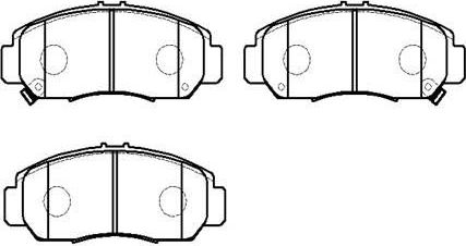 Тормозные колодки HSB. Артикул HP5085