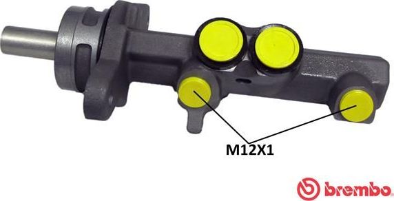 Тормозной цилиндр главный Brembo (алюминий). Артикул M 85 064