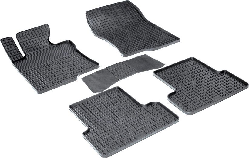 Коврики резиновые Seintex с узором сетка для салона Honda Accord VIII 2008-2012. Артикул 00758