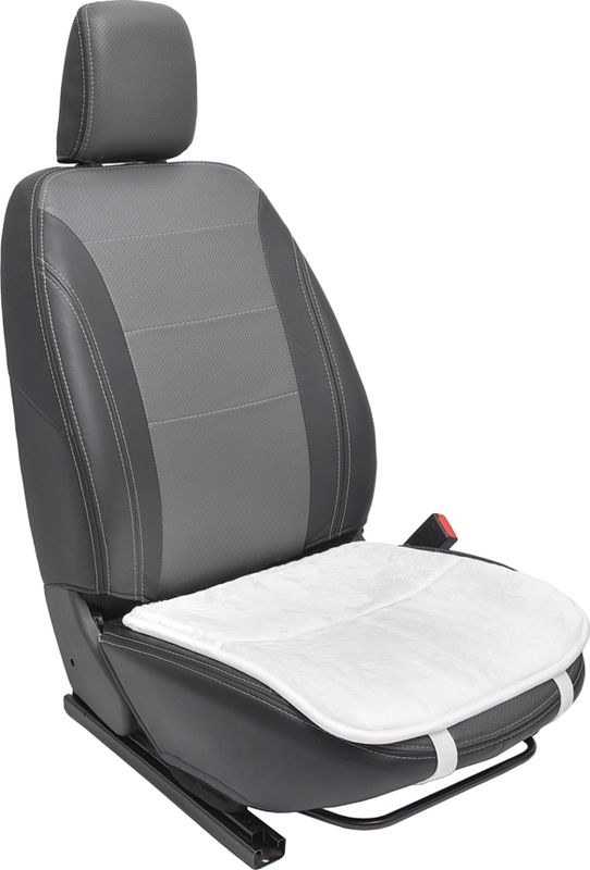 Накидка универсальная Rezkon меховая Мутон на нижнюю часть переднего сидения, цвет Белый. Артикул 8104005300