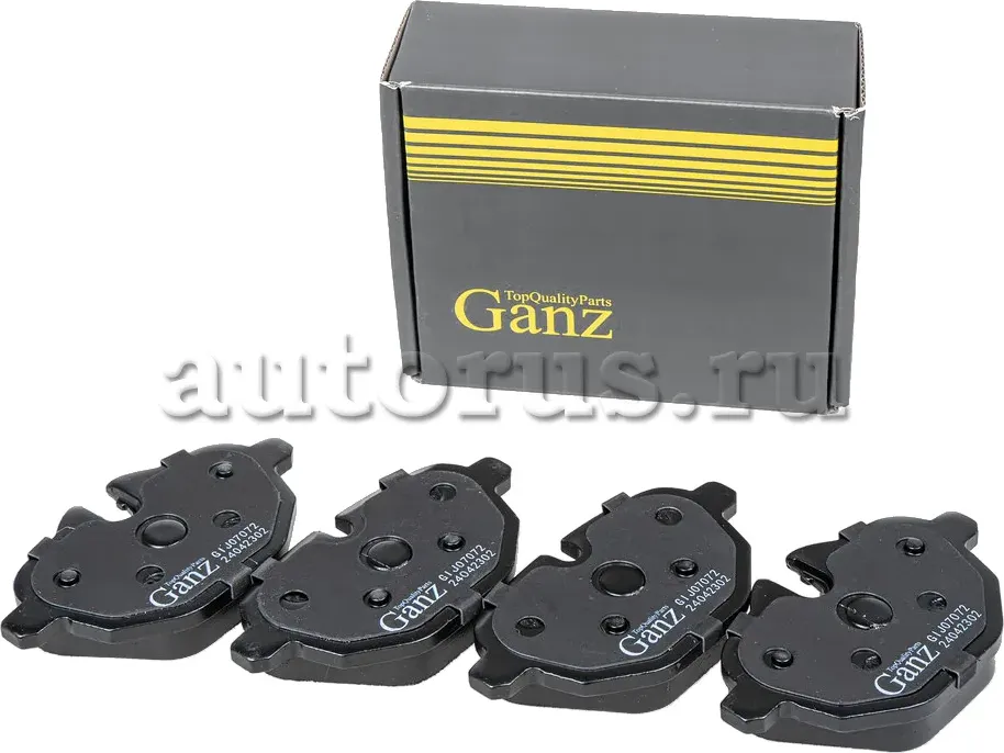 Колодки задние (Ganz). Артикул GIJ07072