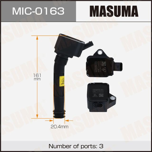 Катушка зажигания MASUMA, GEELY MONJARO / JLH-4G20TDB. Артикул MIC0163