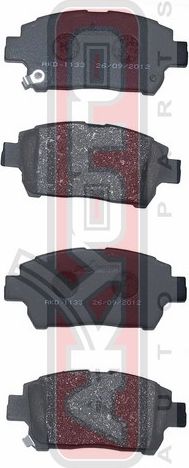 Тормозные колодки Akyoto Packing AKYOTO. Артикул AKD-1133