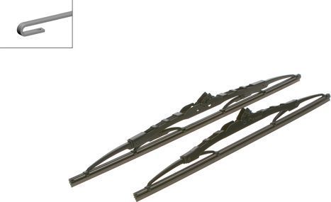 Щетки стеклоочистителя (дворники) Bosch для Opel Kadett C 1973-1979. Артикул 3 397 001 472