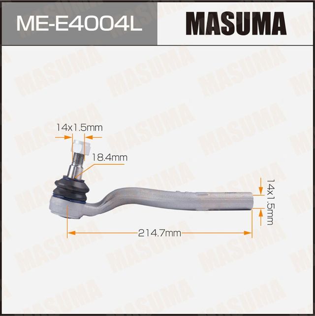 Наконечник рулевой тяги Masuma. Артикул ME-E4004L