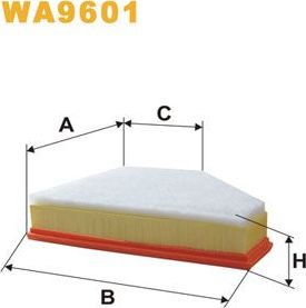 Воздушный фильтр WIX Filters. Артикул WA9601