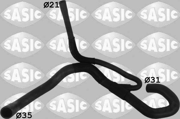 Патрубок радиатора (системы охлаждения) Sasic левый нижний для Ford C-MAX I 2003-2010. Артикул 3406145