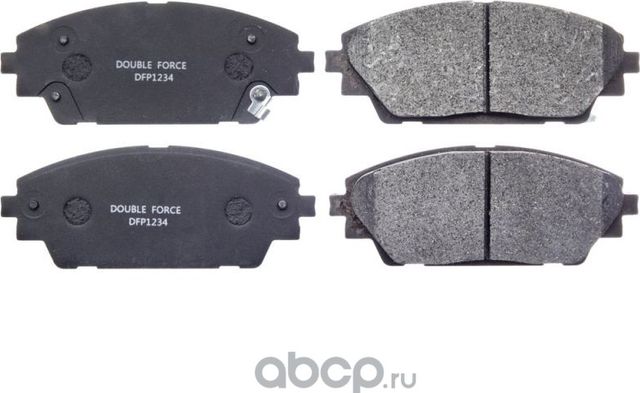Колодки тормозные дисковые Double Force Double Force. Артикул DFP1234