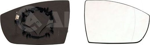 Зеркальное стекло бокового зеркала Alkar правое для Ford EcoSport I 2012-2017. Артикул 6452359