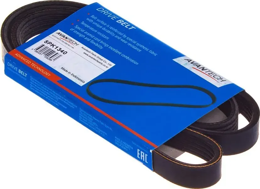 Ремень поликлиновой (Avantech). Артикул 5PK1340