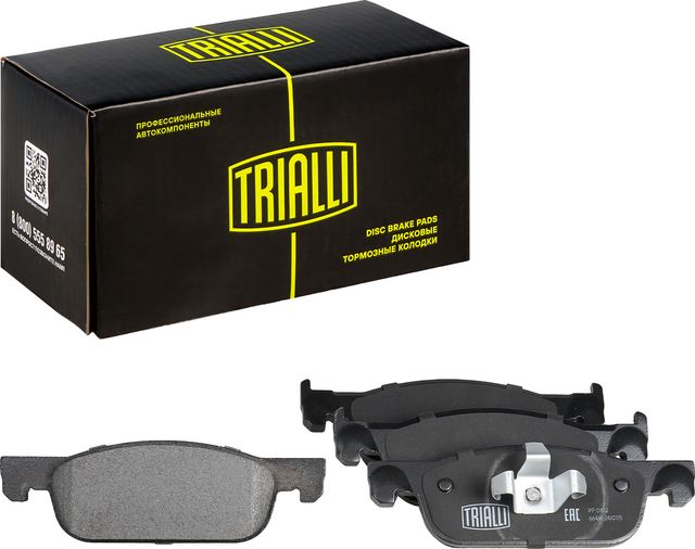 Тормозные колодки Trialli передние для Lada XRAY I 2016-2026. Артикул PF 0102