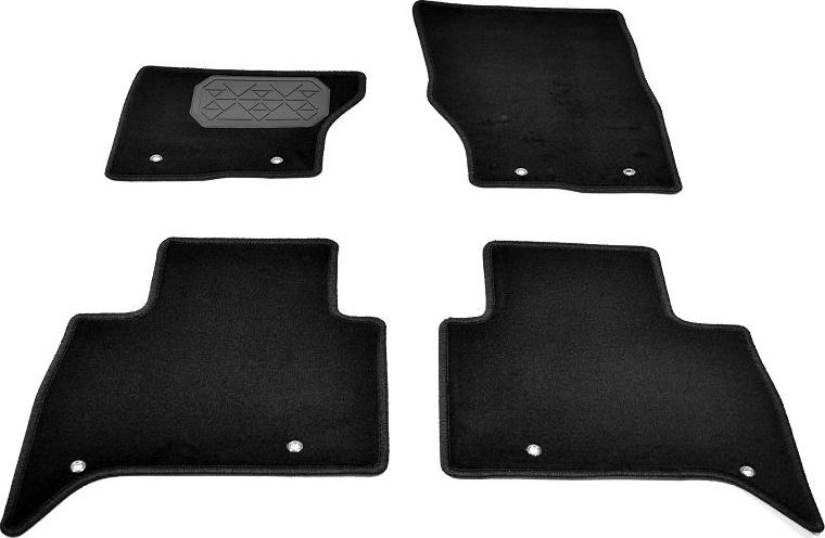 Коврики текстильные Норпласт в салон Land Rover Discovery V 2017-2026 ЧЕРНЫЙ. Артикул NPA00-VTe460-055