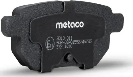 Колодки тормозные TOYOTA COROLLA/AURIS 06- задн. (Metaco) Metaco. Артикул 3010011